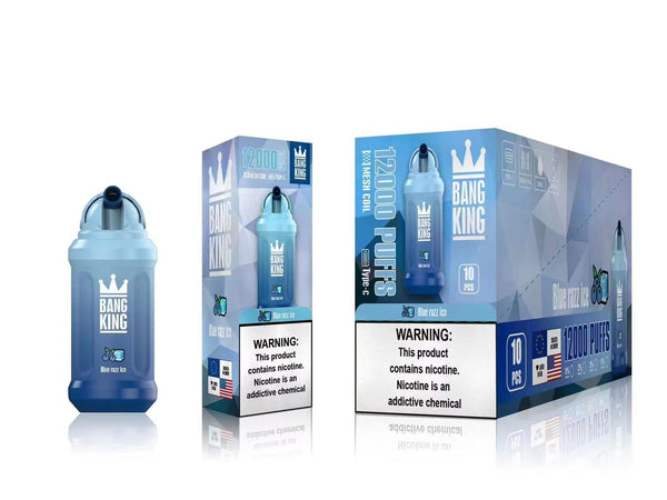 Bang King 12000  - Blue Razz Ice (Pack x10)