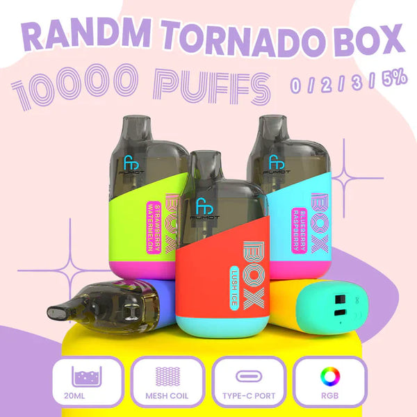 Tornado Box 10000 - Kiwi Passion Guava (Pack x10)